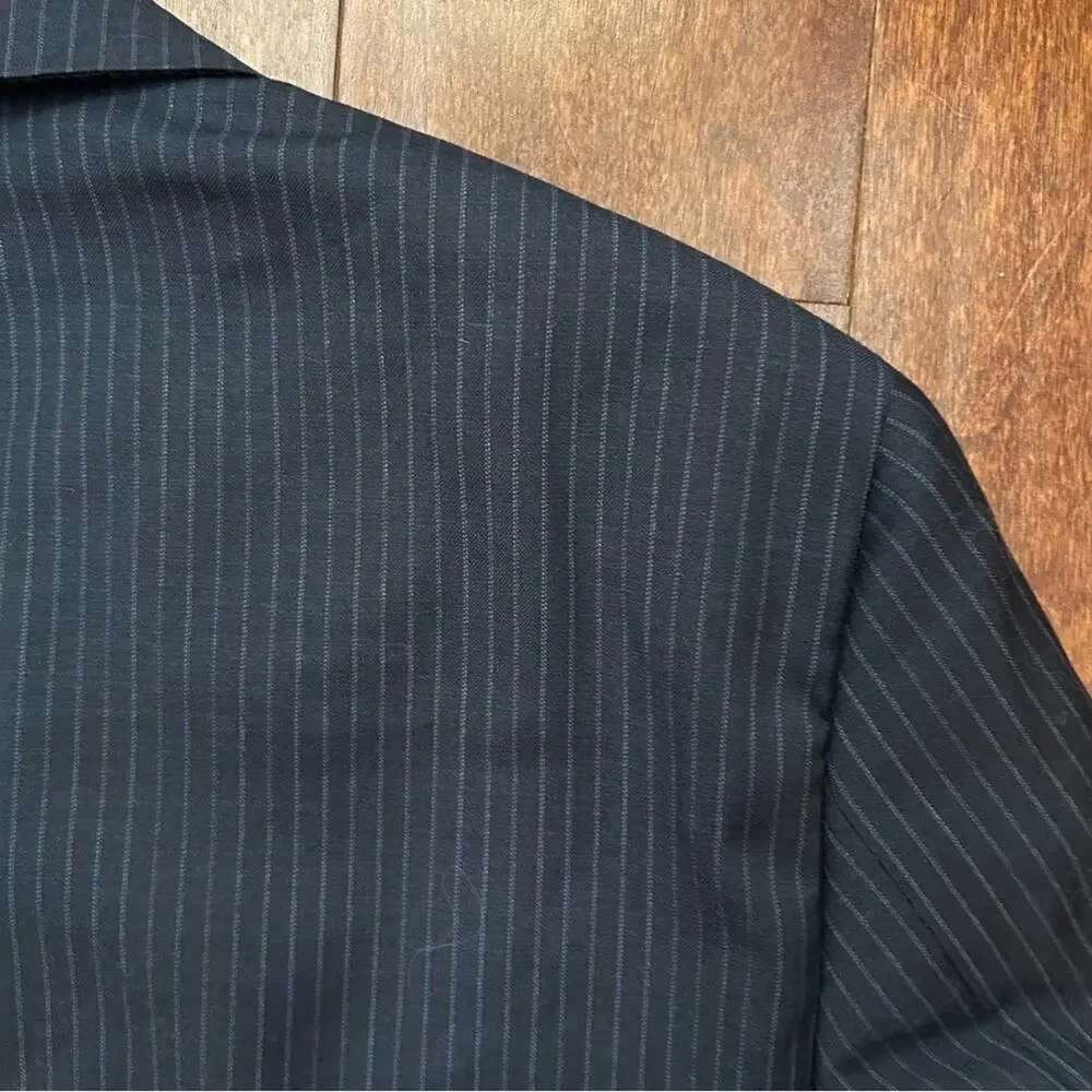 Hickey Freeman Men’s Blue Pin Stripe Blazer 100% Wool, Size 42 R